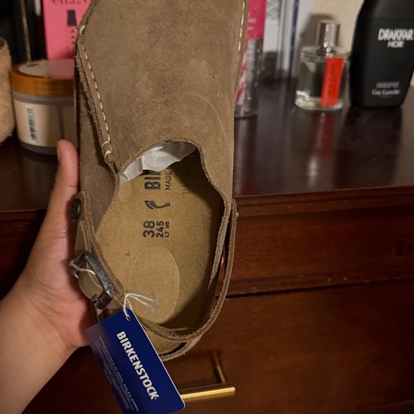 Birkenstock Tan Suede Women's Shoes NWT - Picture 6 of 6
